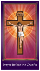 10-Pack of Prayer Card - Prayer Before the Crucifix